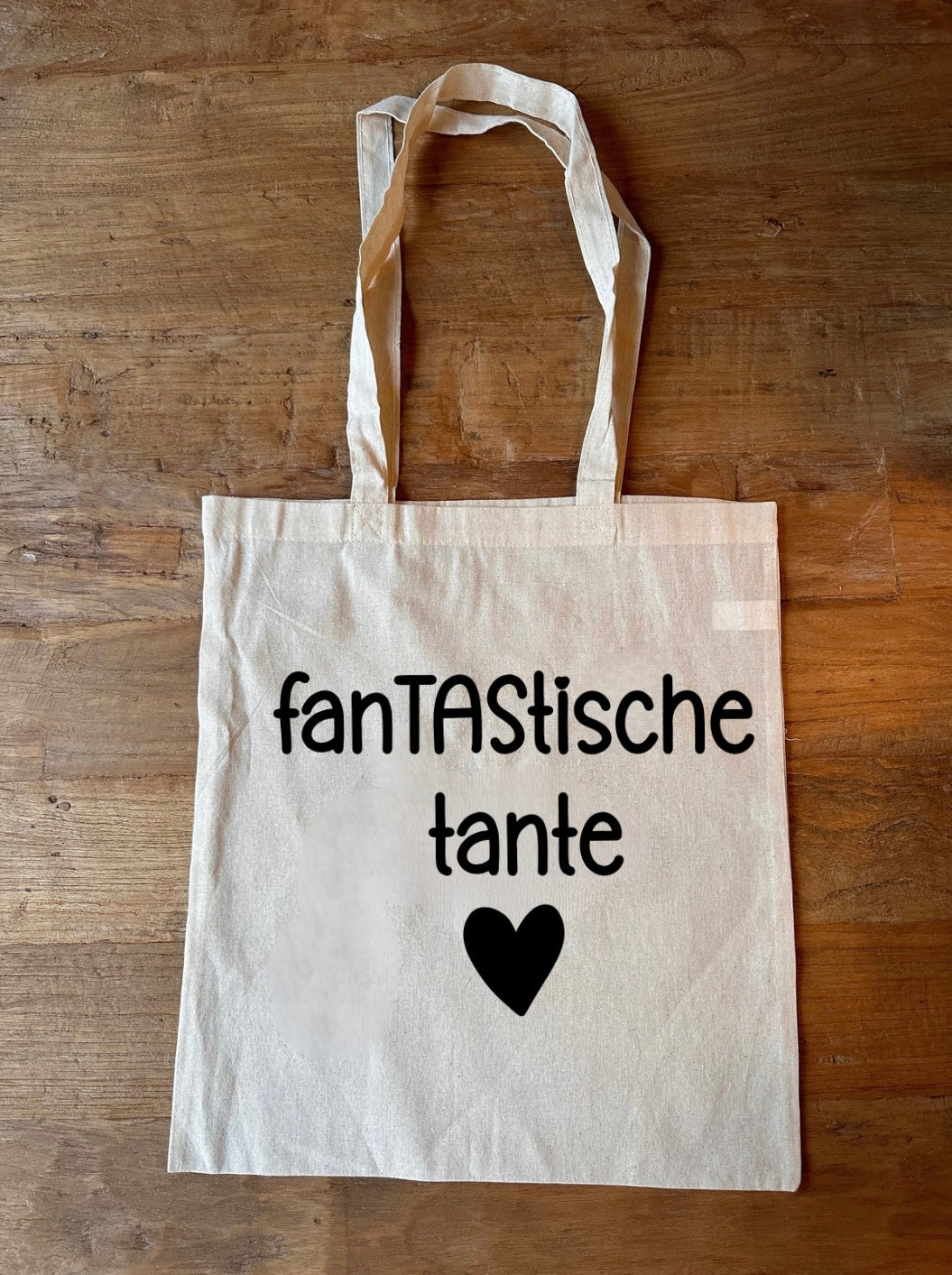 Canvas tas “fantastische tante”