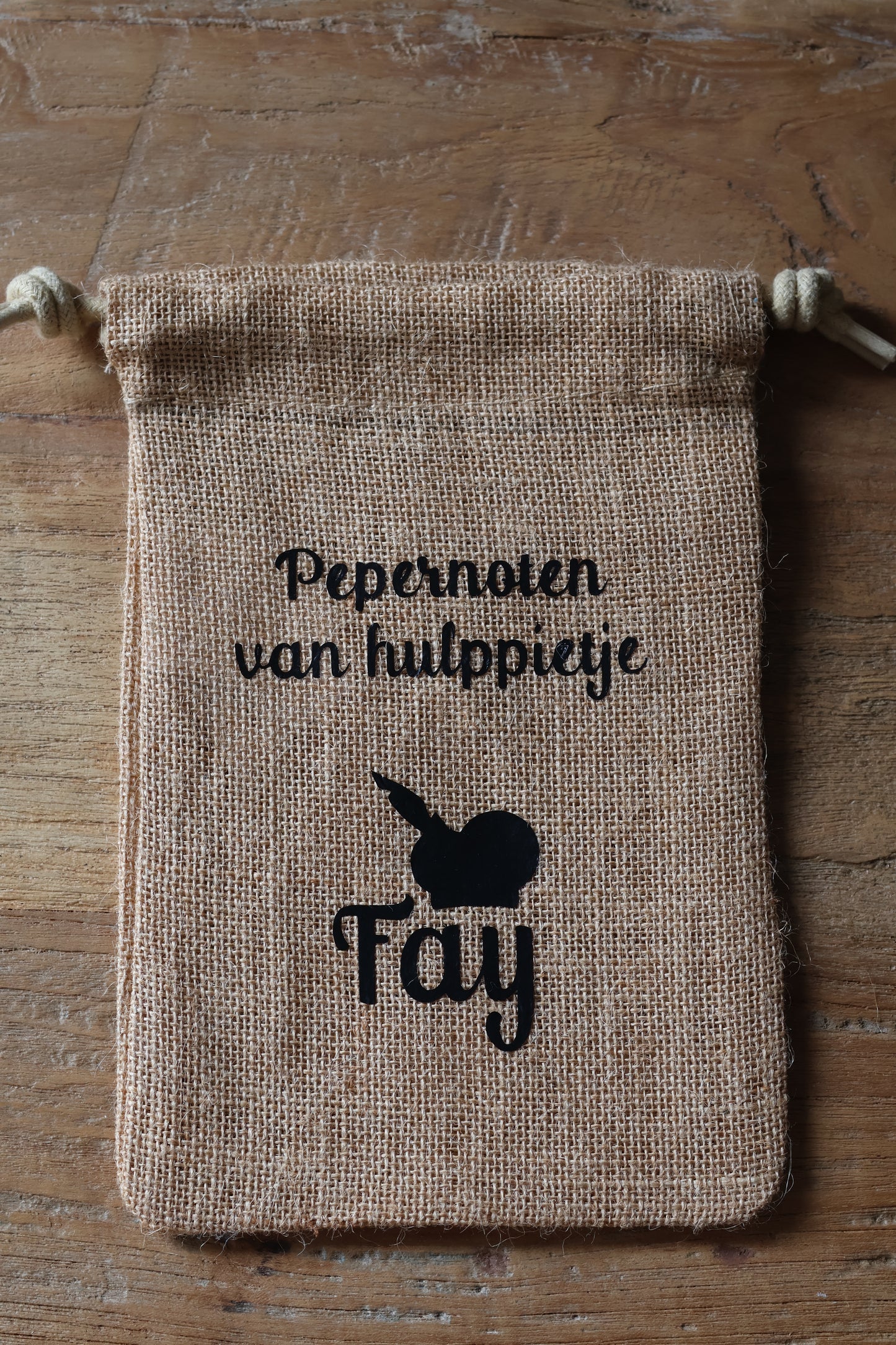 Pepernoten zakje ‘pepernoten van hulppietje’