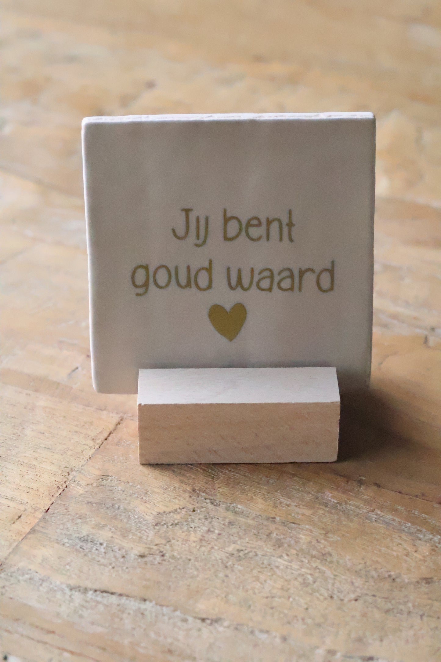 Tegeltje | Je bent goud waard