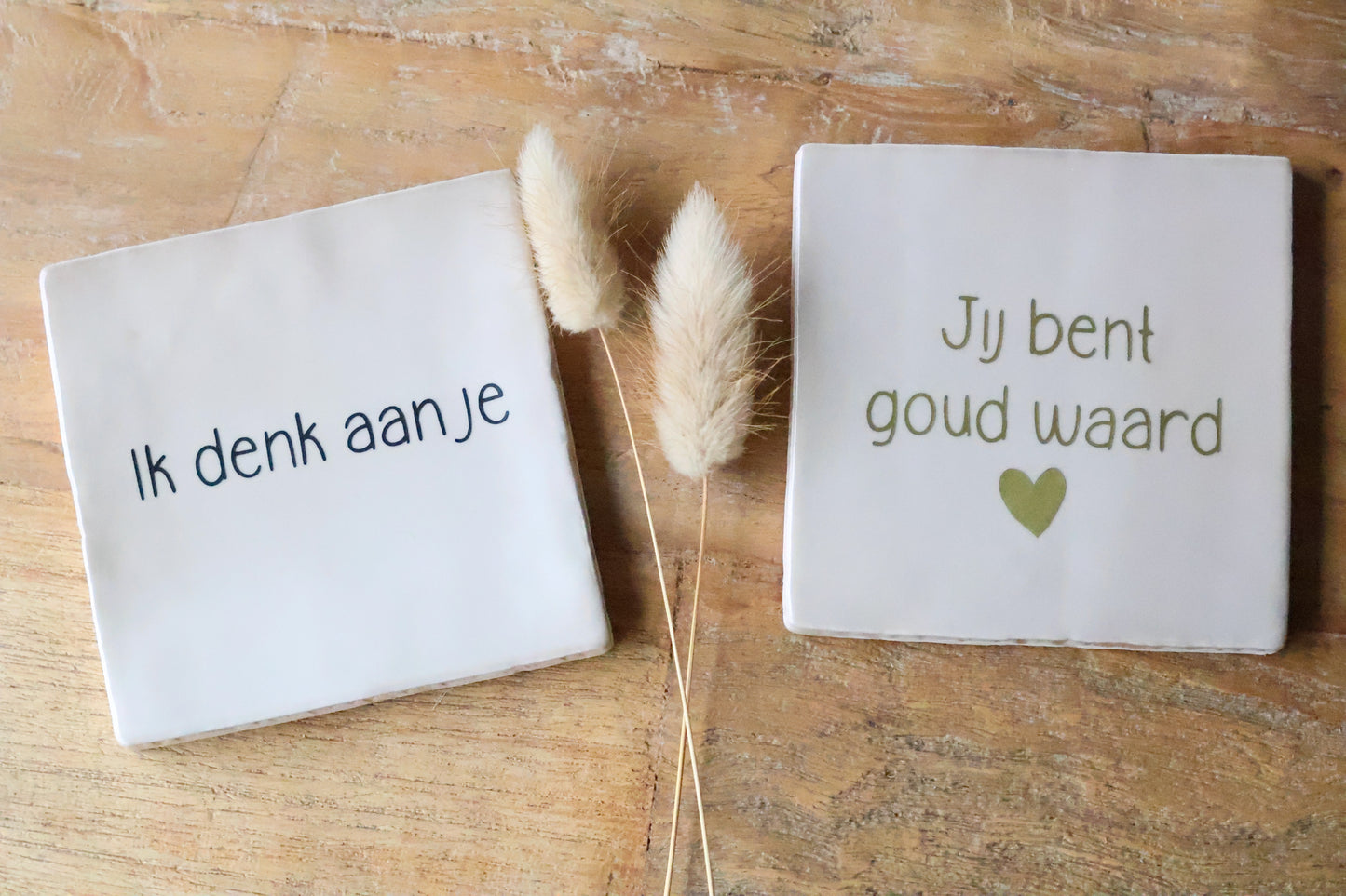 Tegeltje | Ik denk aan je