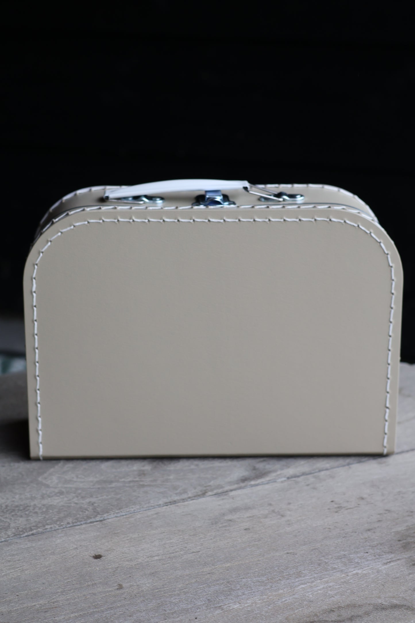 Taupe koffertje 'Bruiloft'