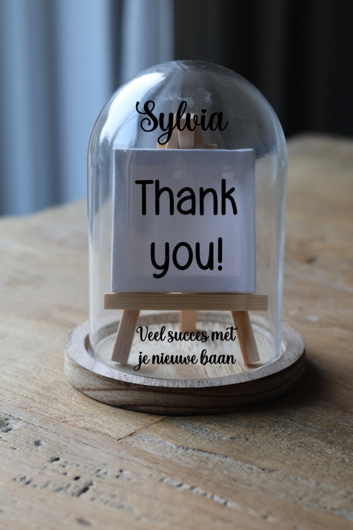 Cadeau nieuwe baan stolp