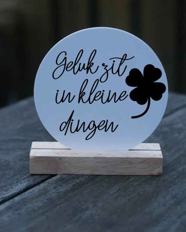 Wens cirkels 'geluk zit in kleine dingen'