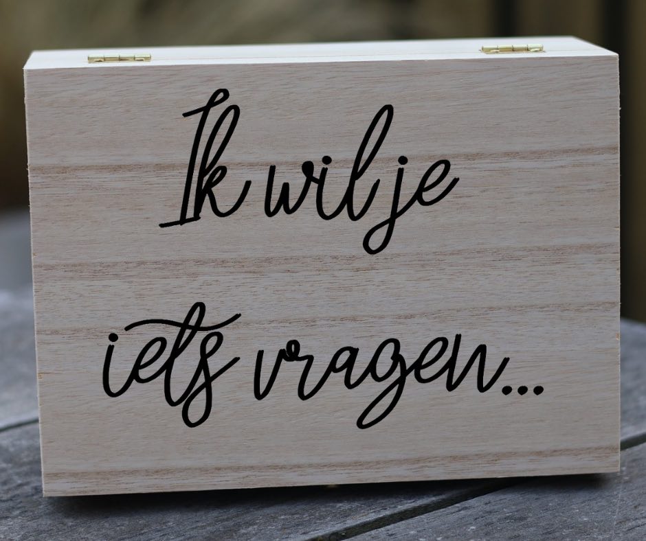 Houten kistje 'getuige'