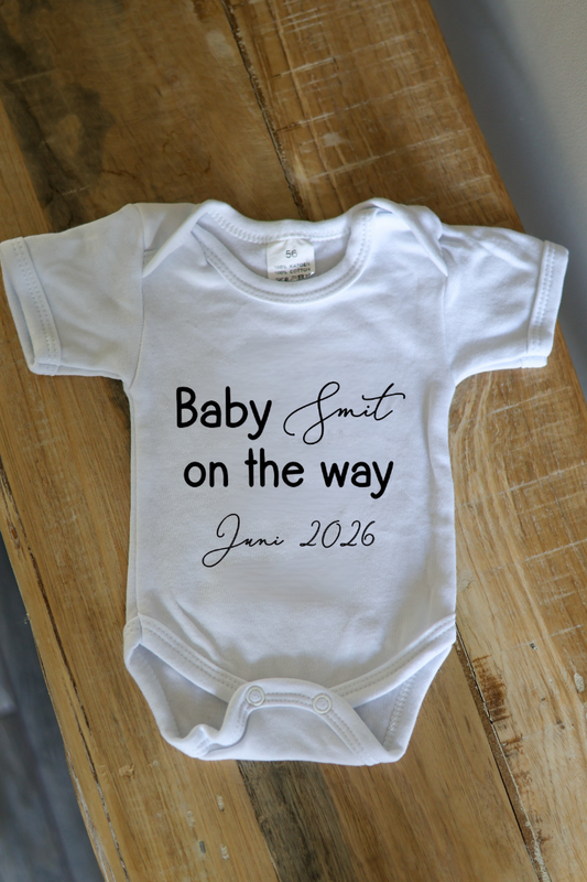 Romper "baby on the way"