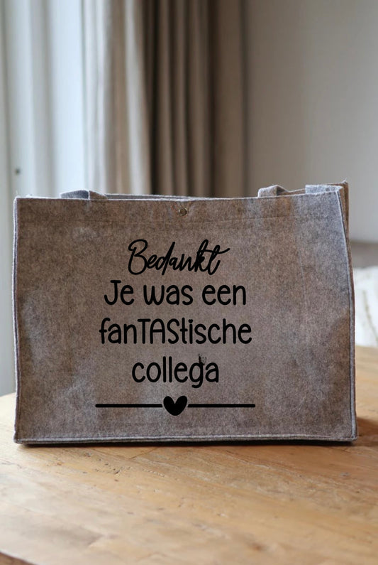 Vilt tas “bedankt collega”