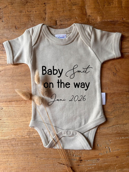 Romper "baby on the way"