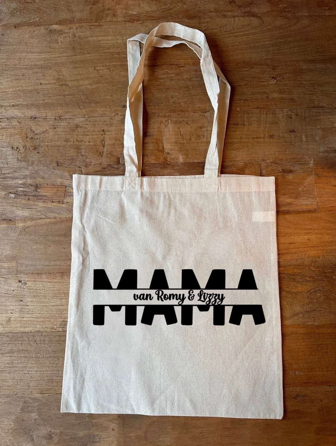 Canvas tas met namen