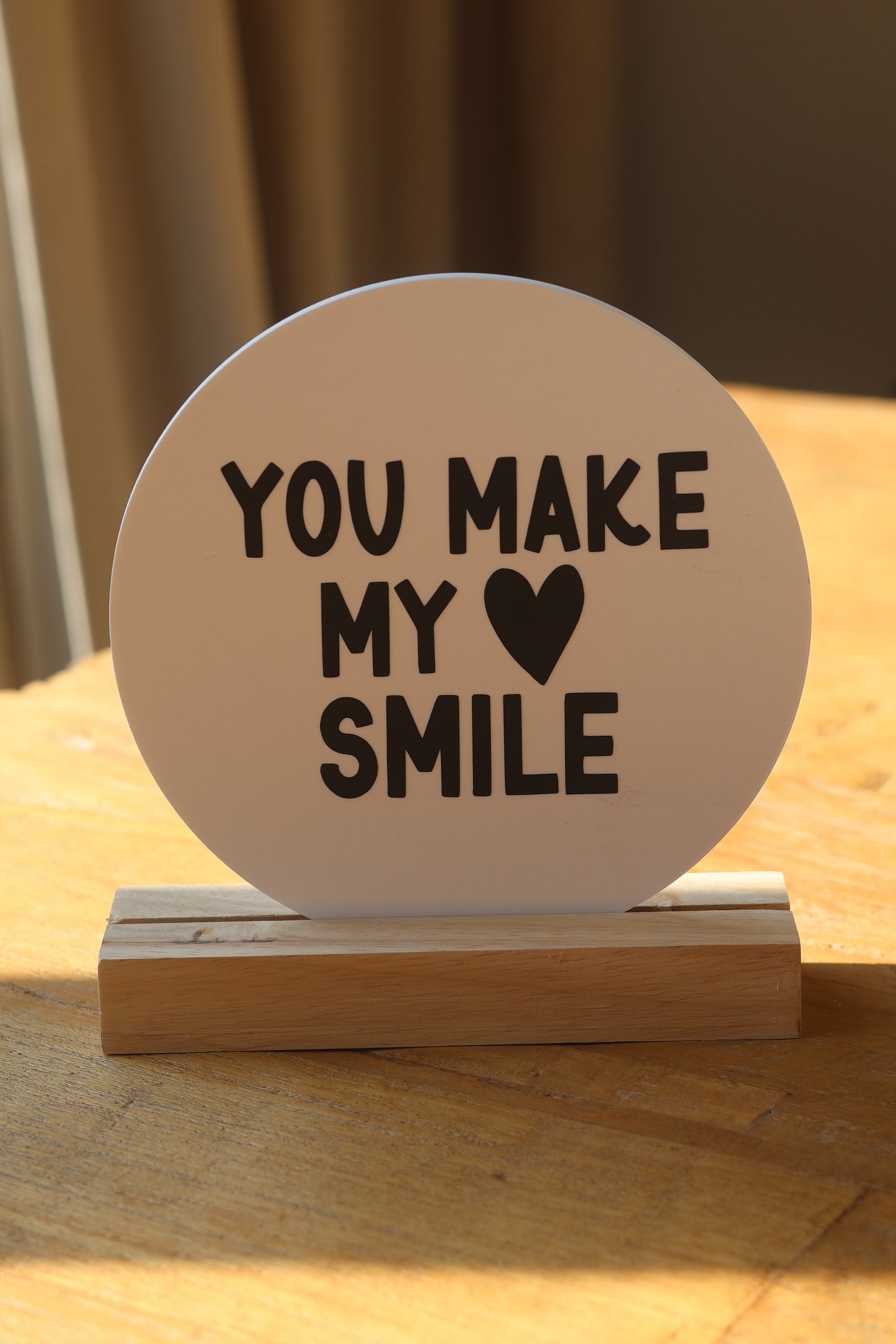 Wens cirkels 'you make my heart smile'