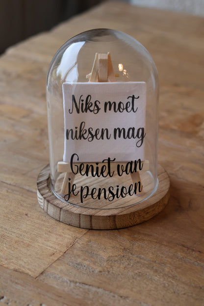 Cadeau pensioen stolp