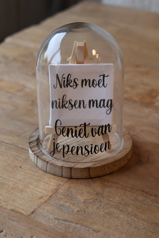 Cadeau pensioen stolp