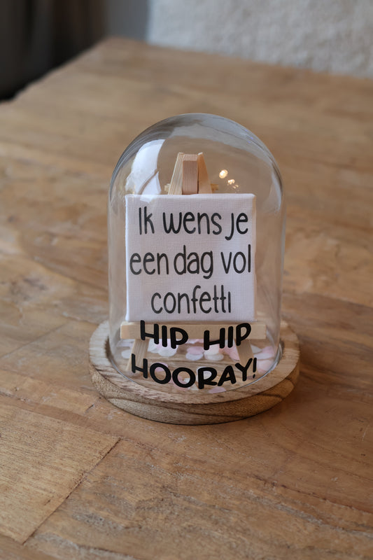 Cadeau verjaardag stolp