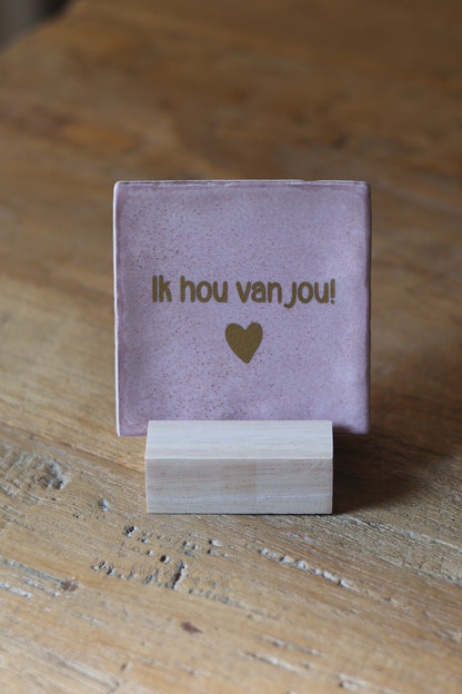 Tegeltje | Ik hou van jou