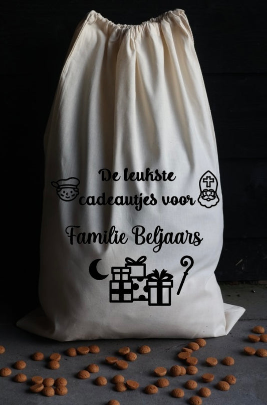 Sinterklaas cadeautjes zak 'de leukste cadeautjes voor'