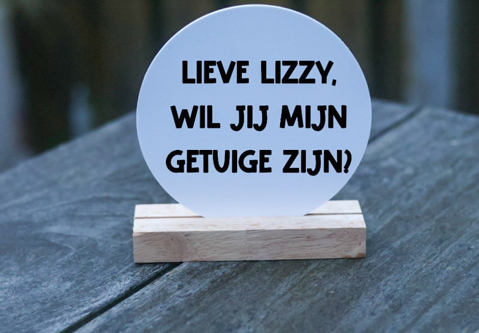 Houten kistje 'getuige'