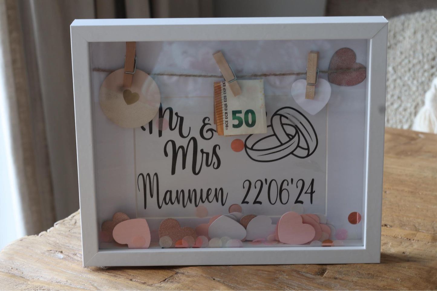 Fotolijstje cadeau bruiloft